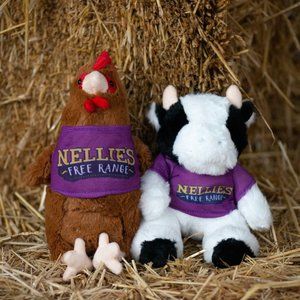 Nellie's Hen and Cow Plush Toys